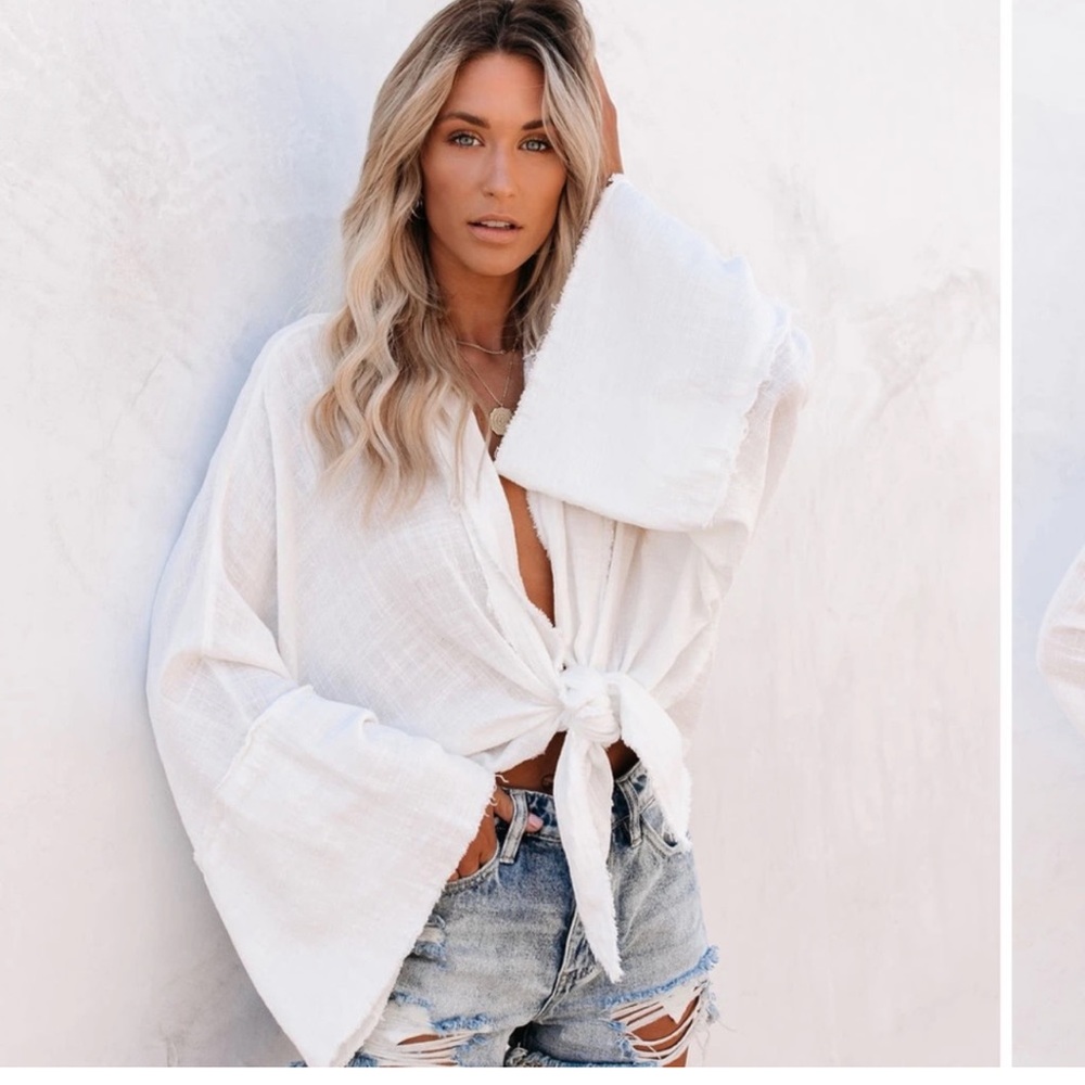Newbury Kustom Aloha White Beach Top